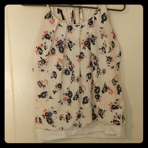 Maurices Floral Tank Top Blouse